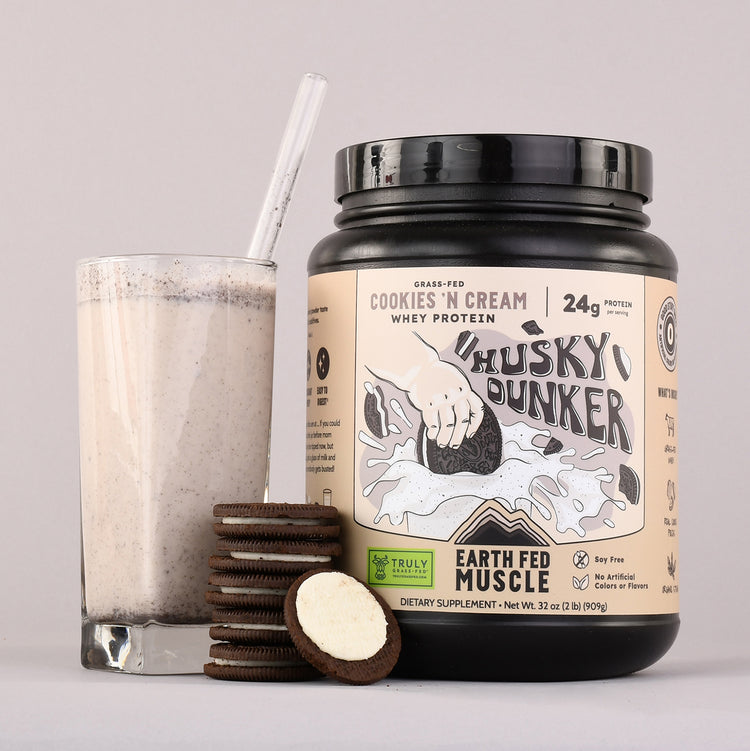 Earth Fed Muscle  Chocolate Shakeup Chocolate Grass-Fed Whey Protein 2 LB