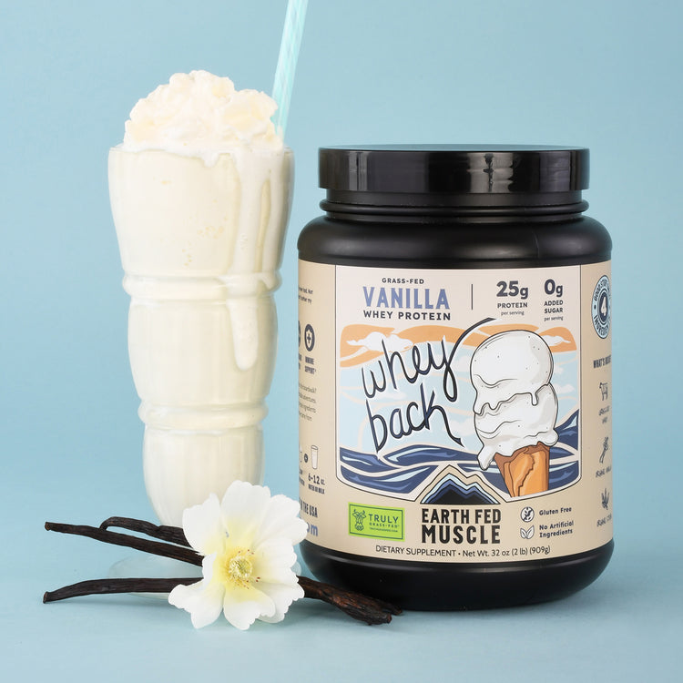 Earth Fed Muscle  Chocolate Shakeup Chocolate Grass-Fed Whey Protein 2 LB